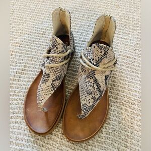 Very G Snake Skin Sandals